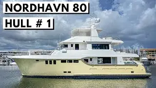 2021 NORDHAVN 80 Hull #1 Explorer Yacht Tour / Expedition Liveaboard Long-Range Cruiser