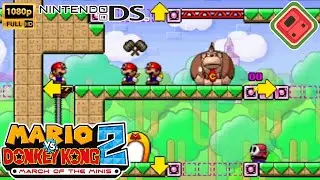 Mario vs. Donkey Kong 2: March of the Minis DS HD Gameplay (MelonDS)
