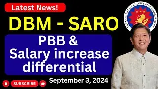 DBM - SARO PBB and Salary differential | September 3, 2024