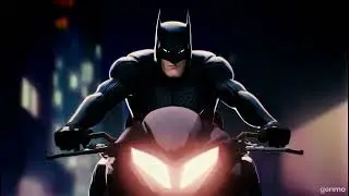 batman riding on bike #youtube #batman #bike