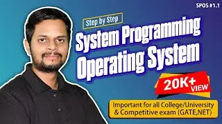 1.1 | SPOS Subject | Introduction- Assembly language | Assembler | Compiler | Preprocessor | Macro