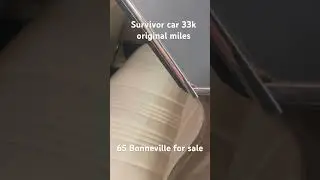 65 Bonneville for sale ! Only 33k original miles ! This is truly a piece of History !