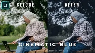 Photographer Preset Lightroom Mobile | Cinematic Blue | Lightroom Mobile Tutorial