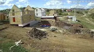 Ускоренное видео строительства(вид сбоку)