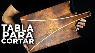 CÓMO Hacer Una TABLA Para PICAR De MADERA De CAOBA