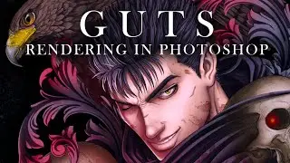 Creating Berserk in Photoshop - A manga art time lapse