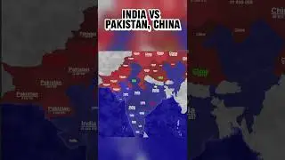 India vs Pakistan China in  #territorial #history #india #shorts