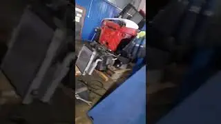 ПАЗ ВЕКТОР НЕКСТ снятие двигателя 1