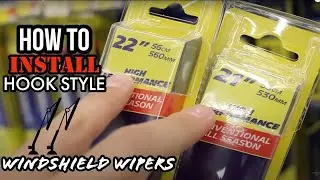 How To Replace Hook Style Windshield Wipers