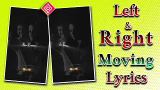 Inshot Left & Right Slide Moving Lyrics | Inshot Lyrics Video Editing Telugu | Lyrics Video Editing