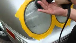 Mercedes Headlamp Restoration Real Time