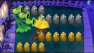 Plants vs Zombies FIREBALLS Three Peter vs GigaGargantuar vs Dr.Zomboss
