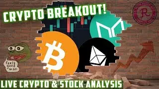 🔴 BITCOIN LIVE 🔴 BTC, ETH BREAKOUT STREAM! - Ep.1061 - Crypto Technical Analysis