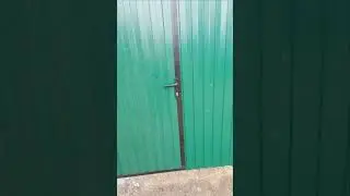 Сделал ворота в деревне 😉