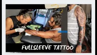Fullsleeve Tattoo vlog🤘🤘🤘Plz watch video Guyz🙏🙏🙏