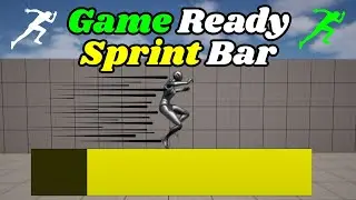 Functioning Stamina Bar in Unreal Engine Click, Done, Play!