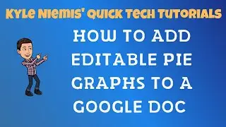 How to add editable pie graphs to a Google Doc