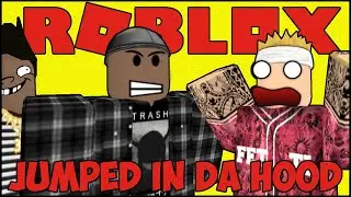 JUMPING PEOPLE INTO THE GANG IN DA HOOD (ROBLOX) GONE WRONG!!