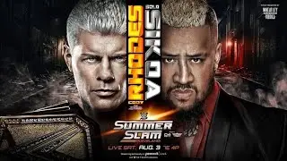Summerslam 2024 Solo Sikoa vs Cody Rhodes