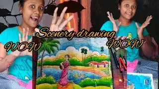 How to Scenery drawing #drawing #scenery #scenerydrawing#drawing #scenery