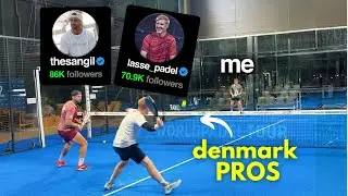 I Played VS TheSangill + Lasse Padel! (Pro Denmark Players)
