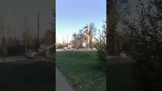 крутая детская горка в Красноярске