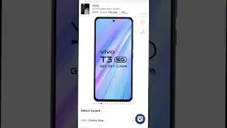 Vivo T3 5G mobile...... #vivo #vivot35g #smartphone
