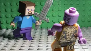 Thanos vs Minecraft Steve But in LEGO