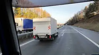 Americký konvoj u Humpolce / 16.2 2022