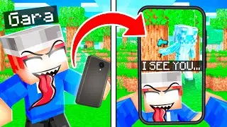 Using SNAPCHAT To Troll My Friend in Minecraft…