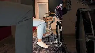 Упражнение на тройку в ноге #drummer #drumming #drums #барабанщик