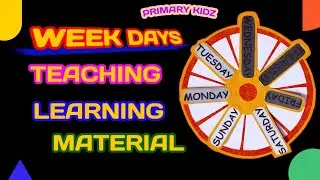 How to make tlm for primary classes | Week Days Working Model TLM | शिक्षण अधिगम सामाग्री | 2020