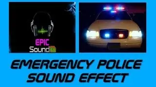 Emergency police siren sound effect - EPICsoundFX