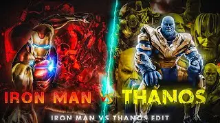 Ultimate Battle: Iron Man vs Thanos ||Machine Editz