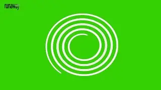 Circle Sketch Animation Green Screen