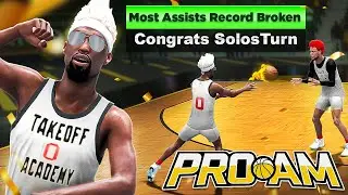I Broke The SINGLE GAME Assist Record In My Point Guard Debut! Road to the Pros #3
