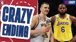 The day Jokic guided the Denver Nuggets to a HISTORIC victory | Final minutes | Game 4 v Lakers