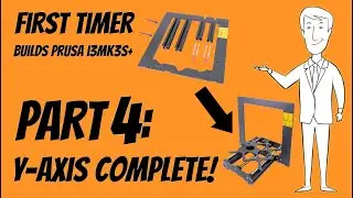 Complete Newbie Builds Prusa i3MK3S+ (PART 4: Y-Axis Complete!)