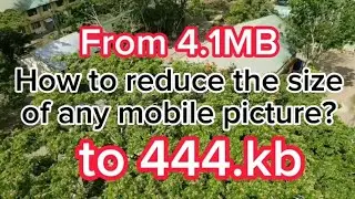 How to reduce picture file size using Messenger.