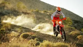Desert Trail Riding A 2024 KTM 300 XC-W TBi