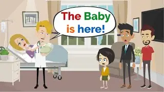 The baby is coming! | Basic English conversation | Learn English | Like English