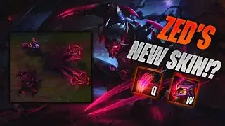 NEW INSANE BLOOD MOON ZED SKIN IS PAY 2 WIN? | Rank 1 Zed BZ