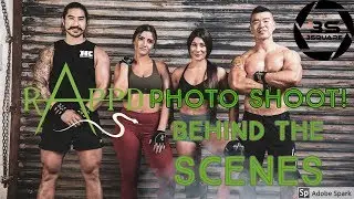 Behind the Scenes of Rappd Promo Photoshoot at i3Square Fitness Photography Studio