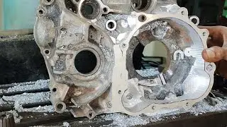 what is the process of forming the crankcase after welding aluminum