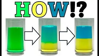 Three Colors in One Simple Chemistry Experiment! 🧪💙💚💛