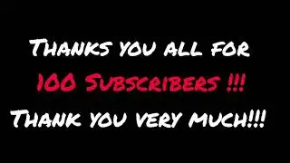 100 subscribers !!!!