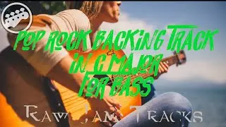 Pop Rock backing Track in C major - no bass