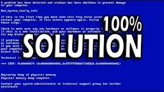 How to fix Blue screen Errors in windows 7,8 all computing format
