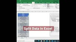 Split Data in Excel | Split Multiple Lines Data in Excel 