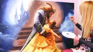 Beauty and the Beast - Oil Painting